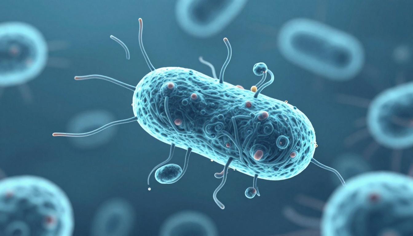 Legionella Bakterien unter dem Mikroskop